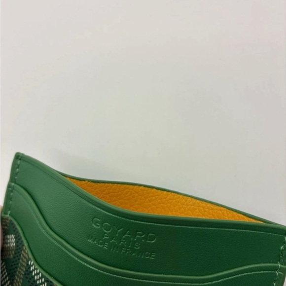 Goyard Green Card Holder - Brand New w/ Box - Picture 3 of 6